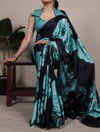 Ynf7027 Satin Silk With Floral Print Saree Wholesale Suppliers In Mumbai